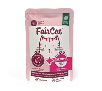 Green Petfood, faircat,faircat beauty,faircat wet food,faircat pouch,wet food,鮮食,濕糧,主食包,肉醬果凍,肉醬包,防敏糧,低敏糧,無穀物低敏